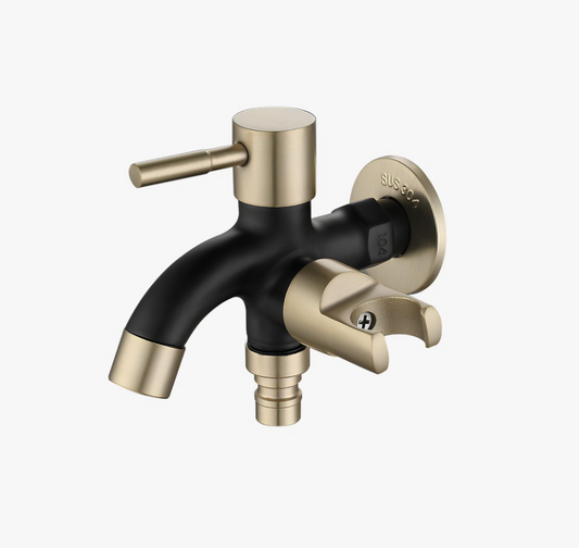 SUS304 Two Way Tap c/w Bidet Holder