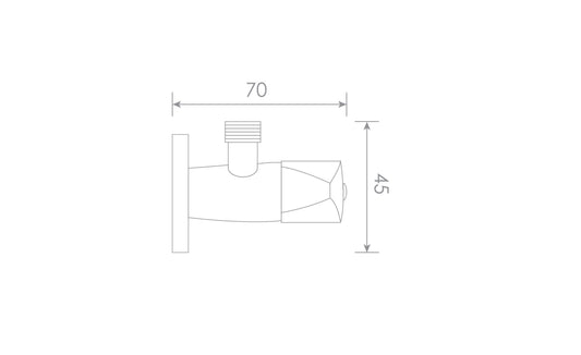 Angle Valve - Chrome