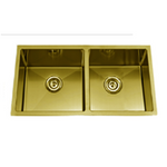 SUS304 Double Bowl Kitchen Sink - Gold