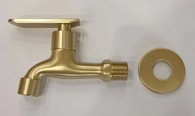 Wall Bib Tap - Matt Gold