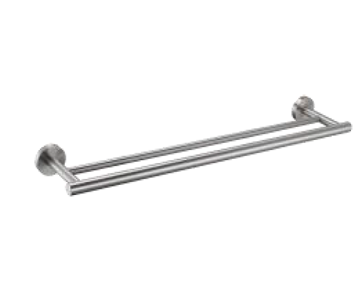 SUS304 Double Towel Bar (L600mm) - Grey