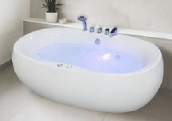 Massage Bath Tub - White