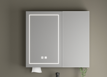 Aluminium LED Mirror Cabinet