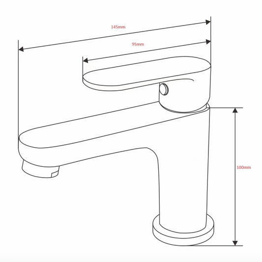 Basin Cold Tap - Chrome