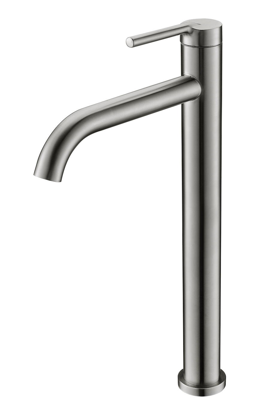 SUS304 Above Counter Basin Cold Tap - Satin