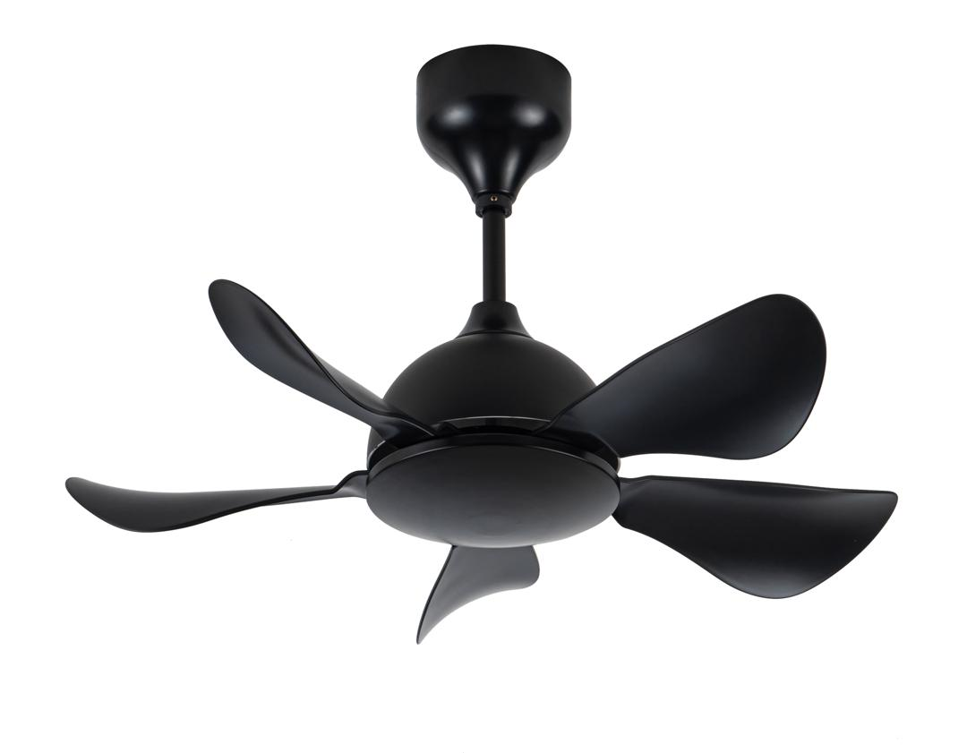 Rezo DC Motor Ceiling Fan (32") - 5 ABS Blade with 22 Speed Remote Control - Matte Black