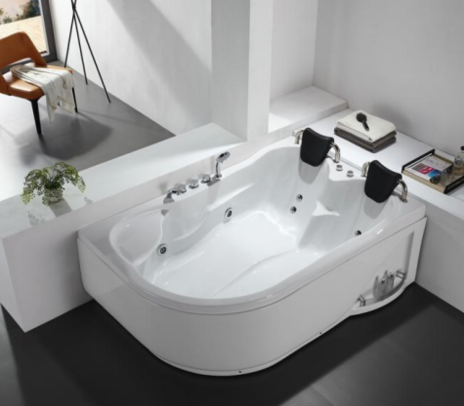 Massage Bath Tub (Left) - White