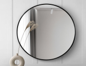 Round with Aluminium Frame Mirror-Gold 600mm