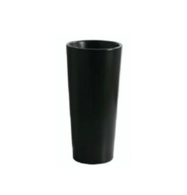 Round Free Standing Wash Basin - Matte Black