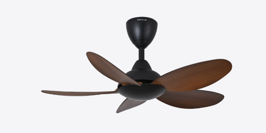Alpha DC Motor Ceiling Fan- (36") 5 ABS Blade 6 speed with Remote control - Walnut