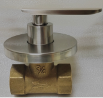 20mm Stopcock (¾”) (Quarter Turn) - Satin
