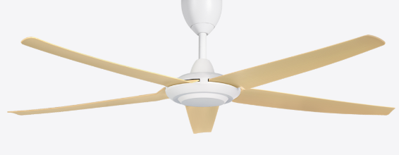 Alpha DC Motor Ceiling Fan- (56 ") 5 ABS Blade 12+12 Speed with Remote control - Maple