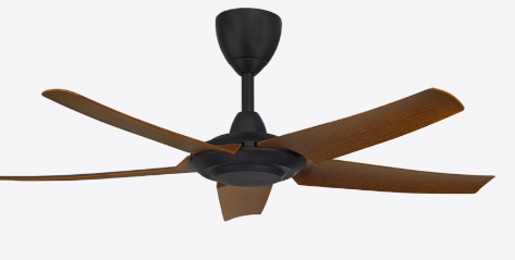 Alpha DC Motor Ceiling Fan- (46 ") 5 ABS Blade 12+12 Speed with Remote control - Walnut
