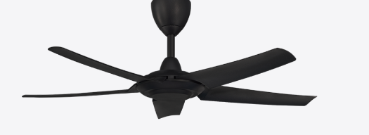 Alpha DC Motor Ceiling Fan- (40 ") 5 ABS Blade 12+12 Speed with Remote control - Matt Black