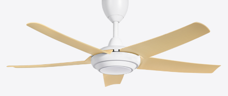 Alpha DC Motor LED Ceiling Fan- (46 ") 5 ABS Blade 12+12 Speed with Remote control - Maple