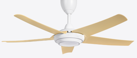 Alpha DC Motor LED Ceiling Fan- (40 ") 5 ABS Blade 12+12 Speed with Remote control - Maple