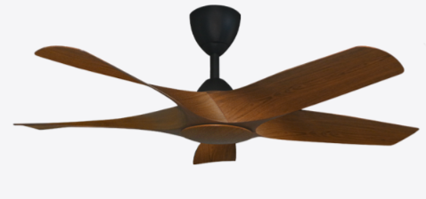 Alpha Ultra DC Motor Ceiling Fan- (48 ") 5 ABS Blade 8+8 Speed with Remote control - Walnut