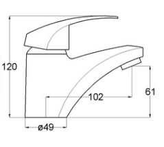 Basin Tap - 40mm