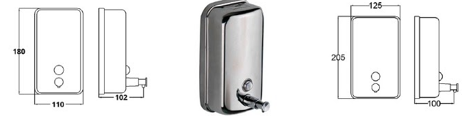 800ml Soap Dispenser - Polish
