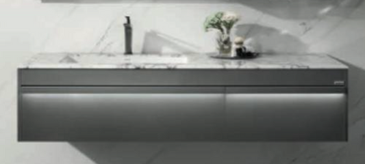 Stainless Steel Main Basin Cabinet Set
