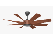 Rezo DC Motor Ceiling Fan- (60") 8 ABS Blade 12 Speed (F6+R6) with Remote control - Matt Black