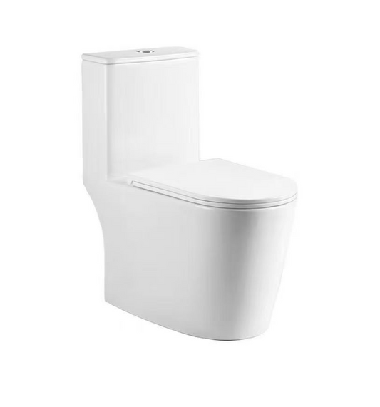 VORTERA Washdown Spinning Flush WC Complete Set c/w UF Seat Cover (S-250mm) - White