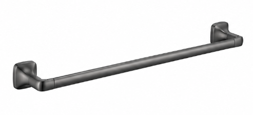 SUS304 Single Towel Bar (L600mm) - Matt Black