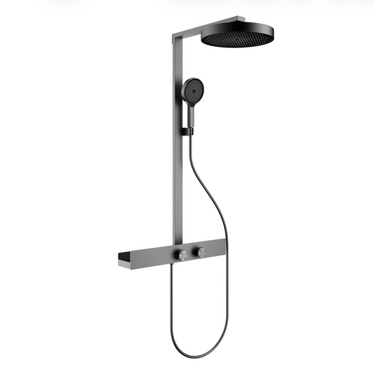SUS304 Exposed Shower Bar Set - Grey
