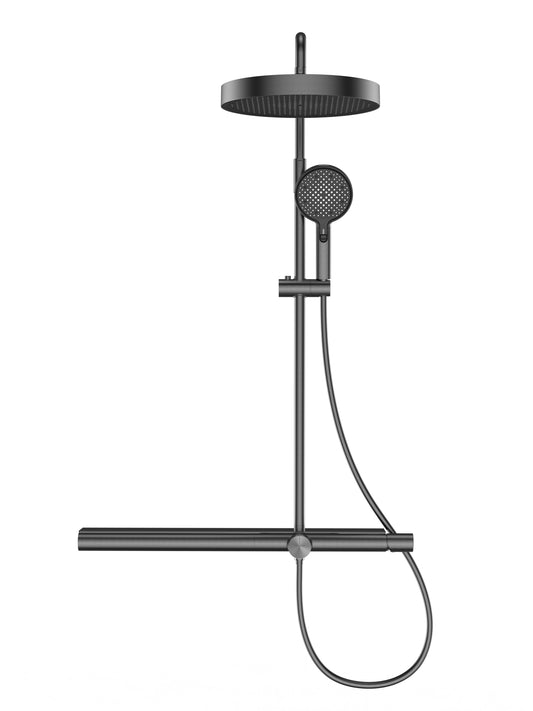 Exposed Shower Bar Set - Grey