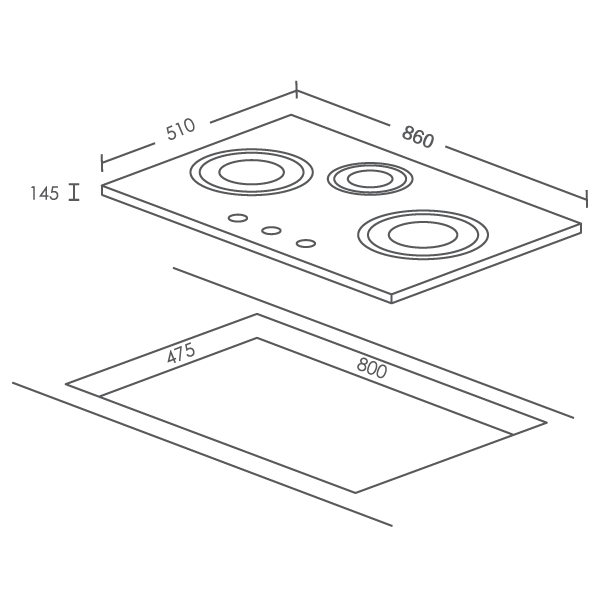 Robam Cooker Hob