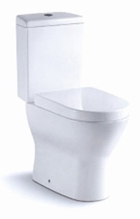 LUMIO Washdown Rimless WC Complete Set c/w UF Seat Cover (P-180mm) - White
