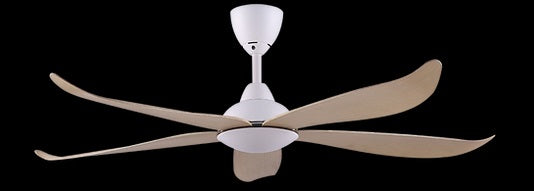 Alpha DC Motor Ceiling Fan- (56 ") 5 ABS Blade 6 speed with Remote control - Maple