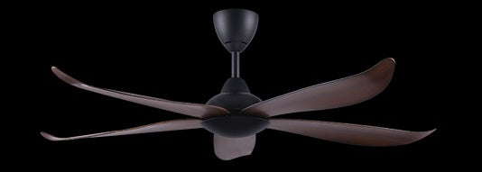 Alpha DC Motor Ceiling Fan- (56 ") 5 ABS Blade 6 speed with Remote control - Walnut