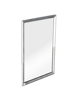 Rectangular Stainless Steel Frame Mirror