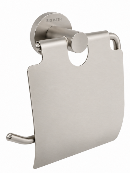 SUS304 Paper Holder with Cover - Matt Black