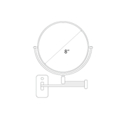 Magnifying Mirror 8" (DO-260)