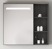 Stainless Steel Mirror Cabinet - Coffee Cream