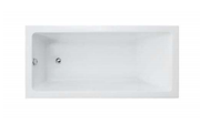 Free Standing Bathtub c/w Waste - White