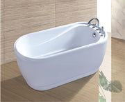 Free Standing Bathtub with Faucet