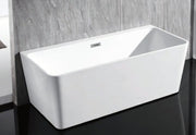 Minimalist white Stylish and durable bath tub designed for comfort in Malaysia