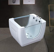 Free Standing Baby Bathtub c/w Tap & Waste - White