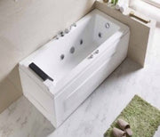 Space-efficient white Minimalist Freestanding Bath Tub Malaysia, designed for modern bathrooms
