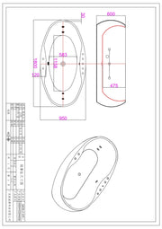 Elegant bath tub with ergonomic contours for comfort and relaxation. Compare the latest bath tub price in Malaysia