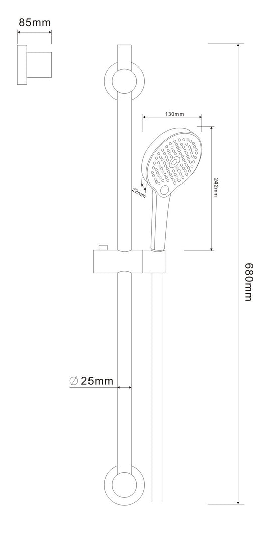 Shower Bar Set