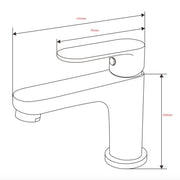 Basin Cold Tap - Chrome