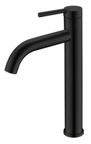 SUS304 Above Counter Basin Cold Tap - Matt Black
