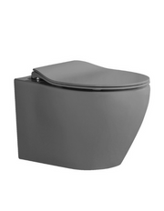 VERIO Wall Hung WC Complete Set (P180mm) - Matte Grey