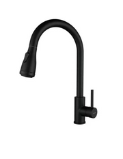 SUS304 Pull-Down Pillar Sink Mixer c/w 4-Functions Shower Head