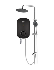 Alpha Instant Water Heater EVO-e c/w Rain Shower - Matt Black