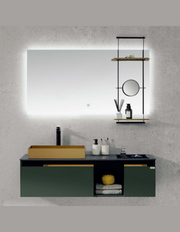 Stainless Steel Main Basin Cabinet Set